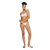 No Boundaries Women's String Bikini Bottom