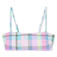 Haut de bain en bandeau No Boundaries pour femmes Tailles TP–TTG