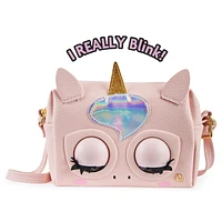 Purse Pets, Glamicorn Unicorn Interactive Purse Pet with Over 25 Sounds and Reactions, Kids Toys for Girls Ages 5 and up