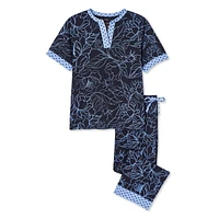 Pyjama 2 pièces Iyla pour femmes Tailles TP–TTG