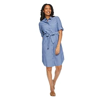 Robe-chemise à ceinture Iyla pour femmes Tailles P-TTG