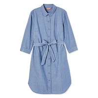 Robe-chemise à ceinture Iyla pour femmes Tailles P-TTG