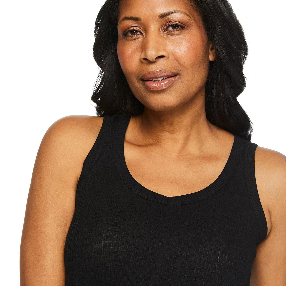 Iyla Women's Drapey V-Neckline Tank