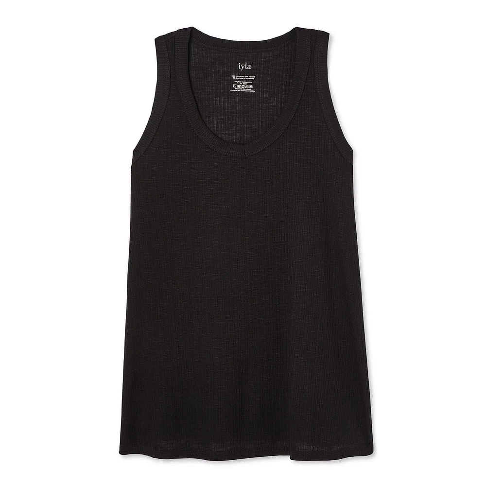 Iyla Women's Drapey V-Neckline Tank