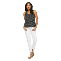 Iyla Women's Drapey V-Neckline Tank, Sizes S-XXL