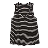 Iyla Women's Drapey V-Neckline Tank, Sizes S-XXL