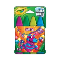 Crayola craies pour trottoir - Fiesta - 4 couleurs