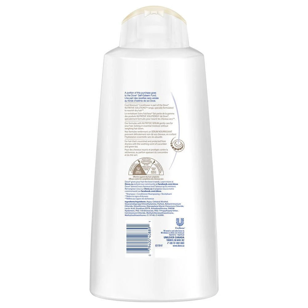 Dove Cool Moisture Conditioner, 750 ML Conditioner