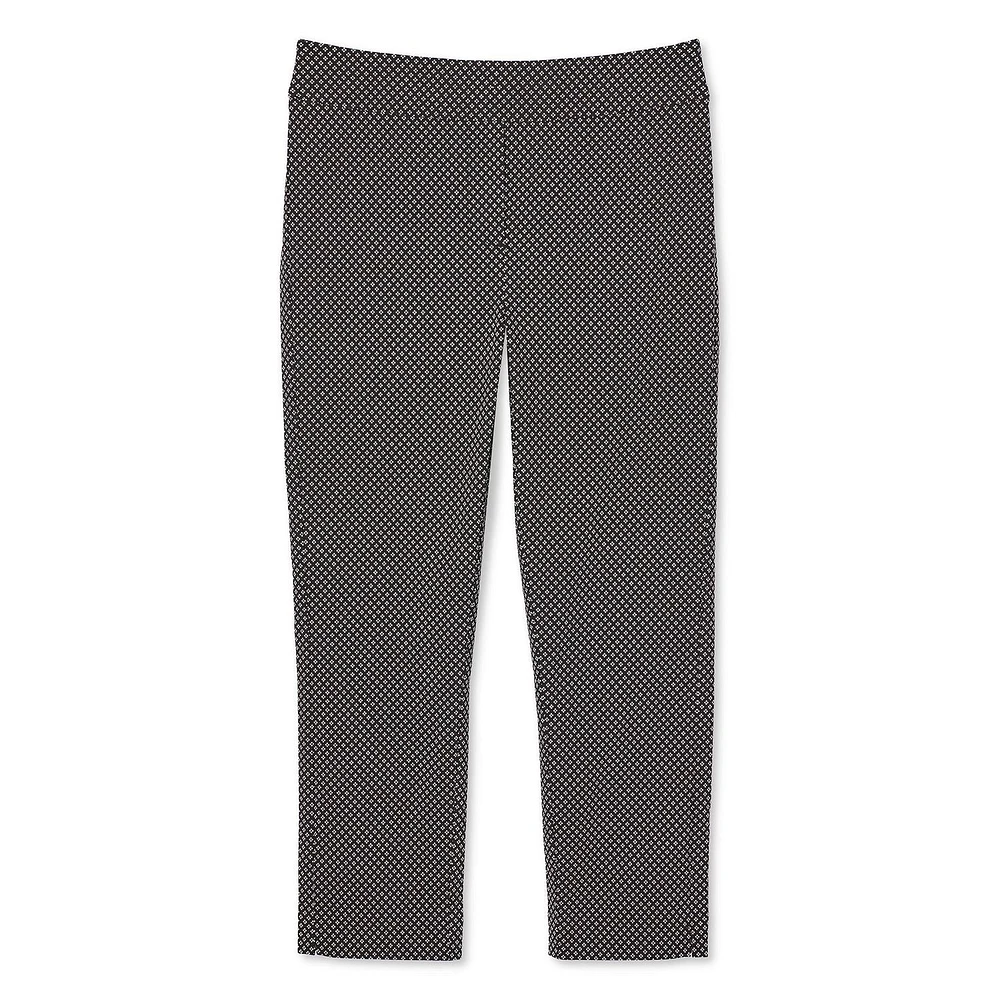 Pantalon capri enfilable Iyla pour femmes Tailles TP–TTG