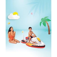 Intex Wave Rider Ride-On, Age 3+, Inflatable Jet Ski Pool Float for Kids