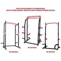 Sunny Health & Fitness U-Ring Attachment for Power Racks and Cages – SF-XFA005