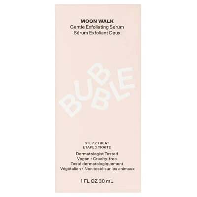 Bubble Skincare Moon Walk Gentle Exfoliating Serum, 1 FL OZ / 30ml, Moon Walk Gentle Exfoliating Serum