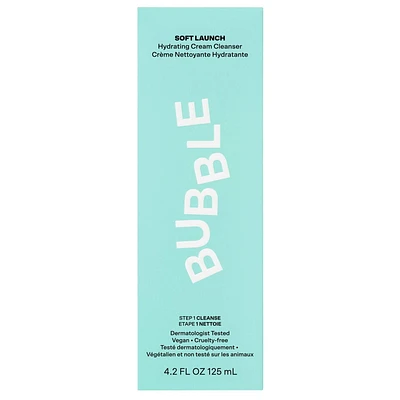 Bubble Skincare Soft Launch  Nettoyant Hydratant Crème, 125ml Crème Nettoyante Hydratante