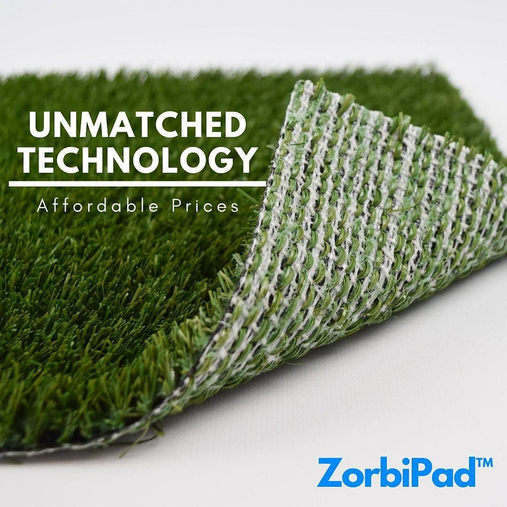 ZorbiPad Connectable Indoor Grass & Pad Dog Potty System, 16" x 24"