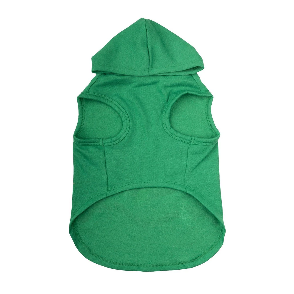 Vibrant Life Green Holiday Christmas Tree Pet Hoodie - Sweat à capuche pour chien et chat