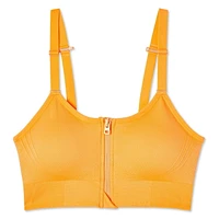 Athletic Works Women's Zipper Bra