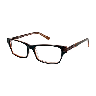 Monture de lunettes C310 de Christie Brinkley pour femmes en brun