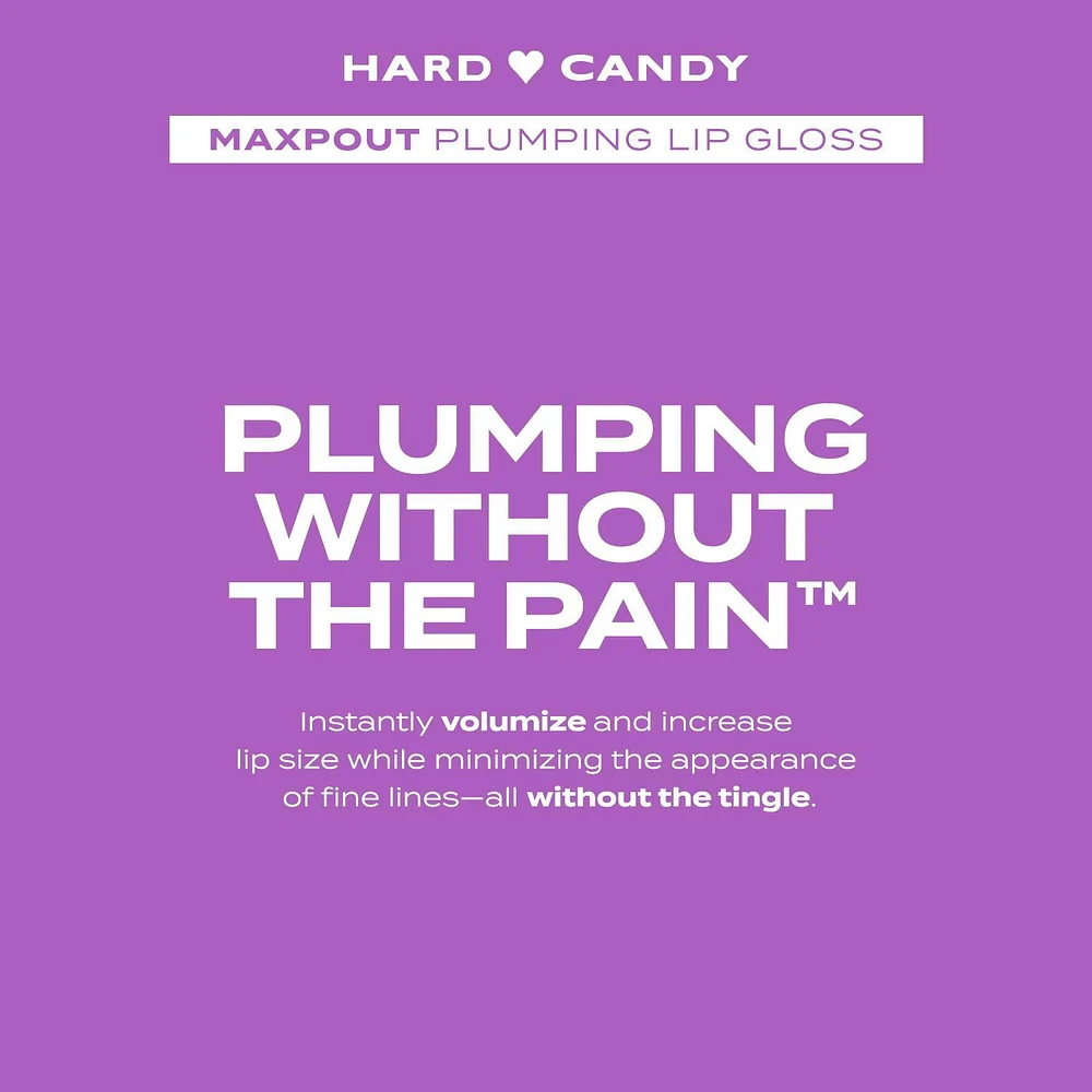 Hard Candy, MAX POUT Plumping Lip Gloss, 3.7ml