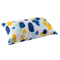 Outdoor Lumbar Cushion 12x20in - Yellow Dashes