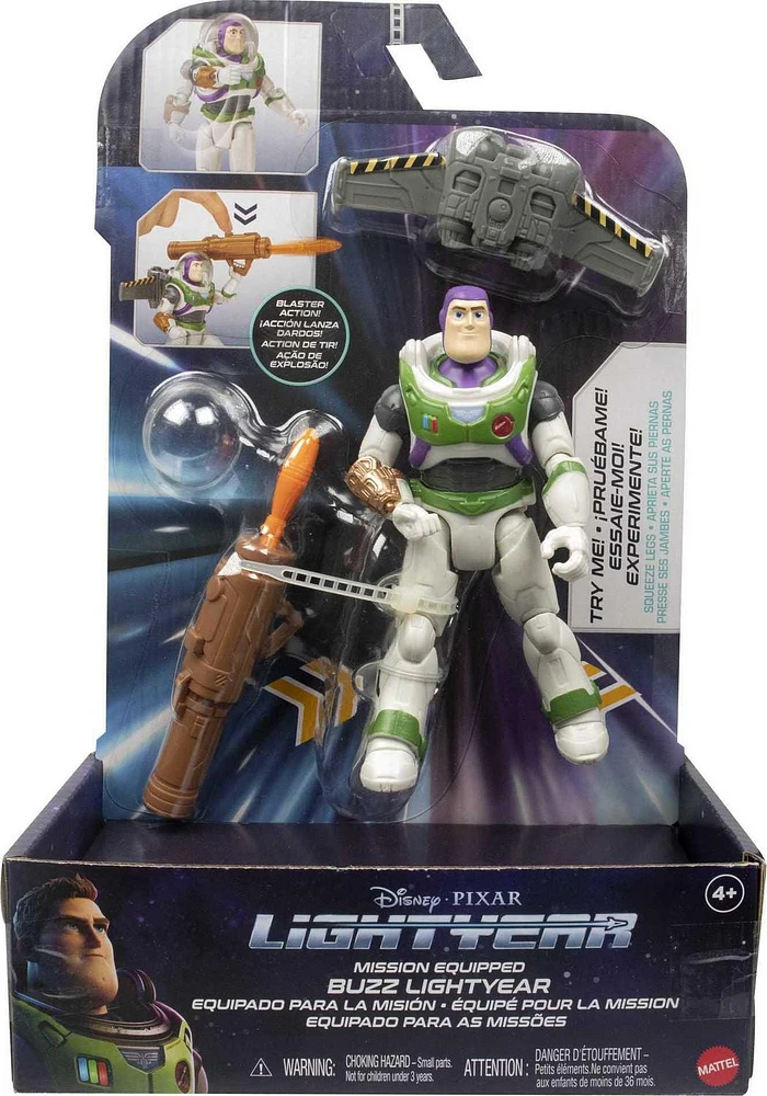 Disney Pixar Lightyear Mission Equipped Buzz Lightyear Figure