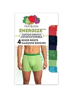 Caleçons Boxeurs ENERGIZE pour hommes,  Assorti paq. de 4