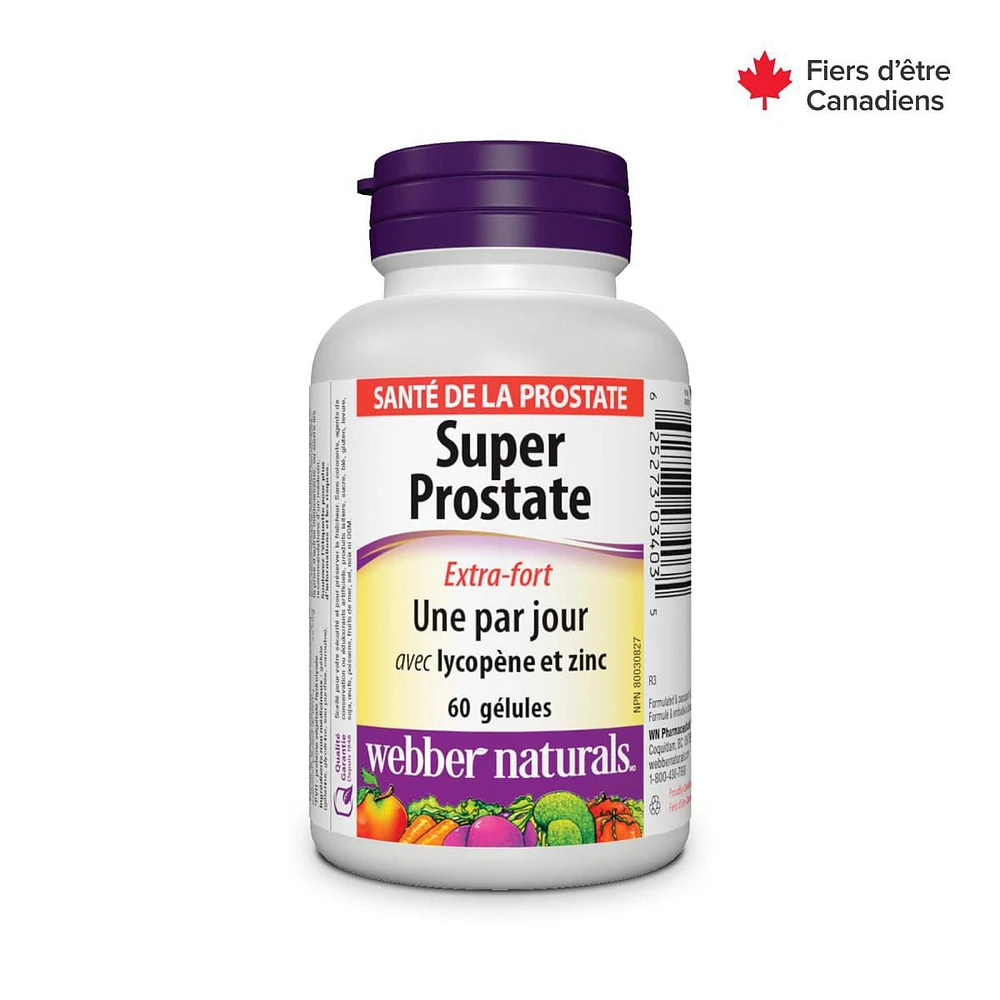 Webber Naturals® Super Prostate, Extra Strength, ONE PER DAY FORMULA