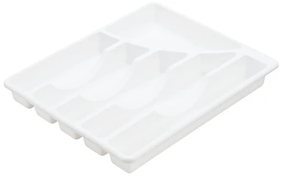 Sterilite 5 Compartment White Cutlery Tray, 1 tray