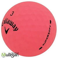 Mulligan - 36 balles de golf récupérées Callaway Supersoft Mat 5A, Rose