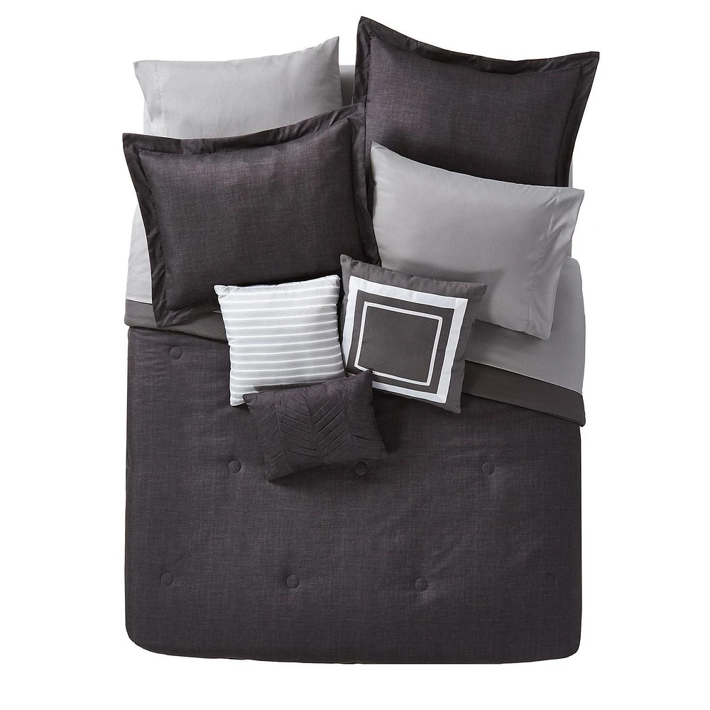 MS Textured Bed In A Bag, 10 Piece Set