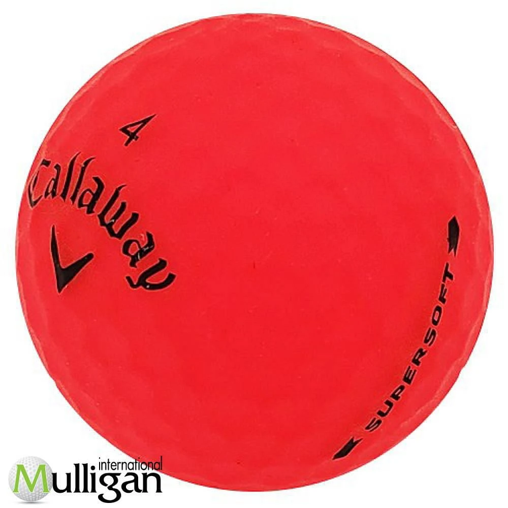 Mulligan - 60 Matte Callaway Supersoft 5A Recycled Used Golf Balls