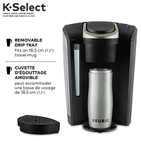 Keurig K-Select Coffee Maker, Single Serve K-Cup Pod Coffee Brewer, Matte Black