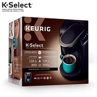 Keurig K-Select Coffee Maker, Single Serve K-Cup Pod Coffee Brewer, Matte Black