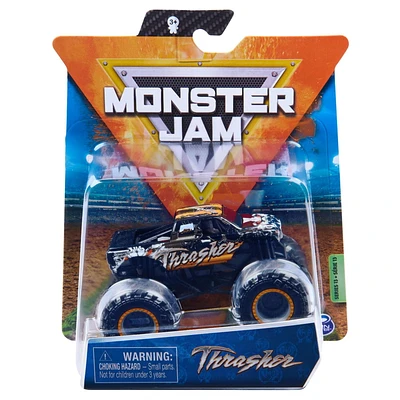 Monster Jam, Official Thrasher Monster Truck, Die-Cast Vehicle, Legacy Trucks Series, 1:64 Scale