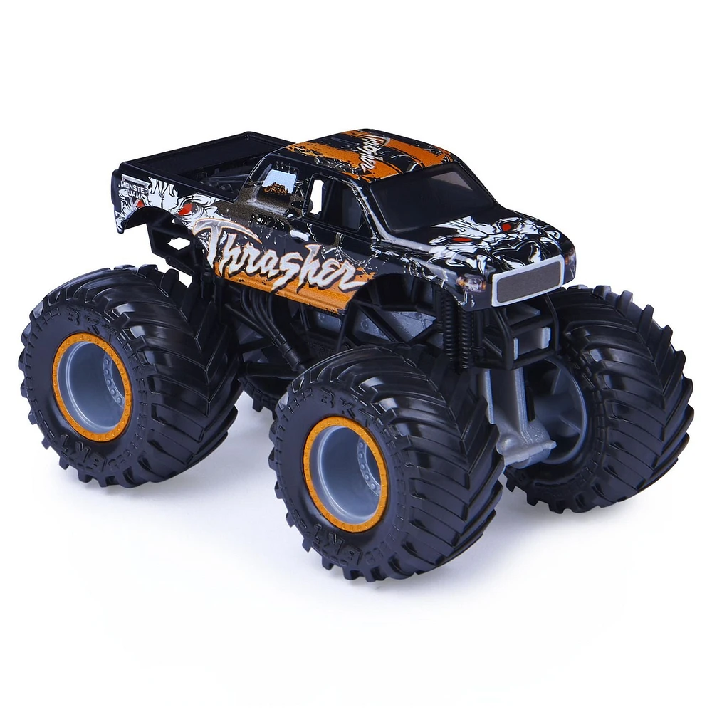 Monster Jam, Official Thrasher Monster Truck, Die-Cast Vehicle, Legacy Trucks Series, 1:64 Scale