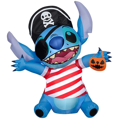 Airblown-Stitch w/Pirate Costume-MD-Disney (WM)