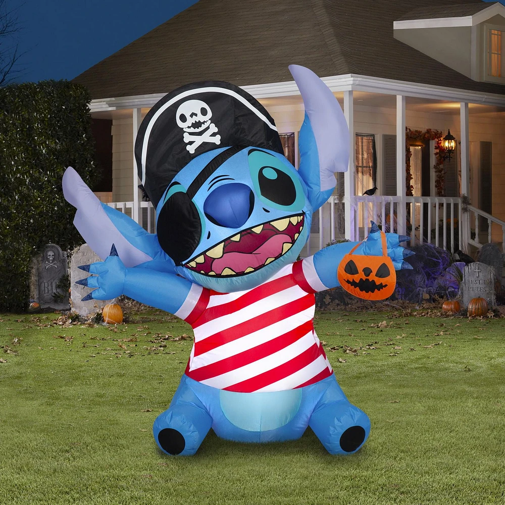 Airblown-Stitch w/Pirate Costume-MD-Disney (WM)