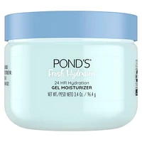 POND’S Hyaluronic Acid, Vitamin E & B3 Gel Face Moisturizer For 24 hour Hydration and Luminous Skin, 3.4 oz, Lightweight and Hydrating Face Moisturizer