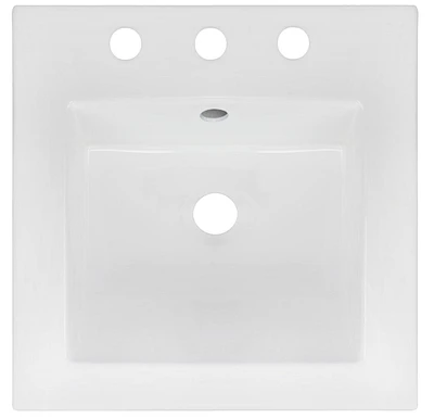 American Imaginations 19.5-in. W 16.25-in. D CUPC Certified Oval Bathroom Undermount Sink In White Color AI-1312