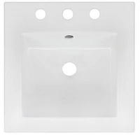 American Imaginations 19.5-in. W 16.25-in. D CUPC Certified Oval Bathroom Undermount Sink In White Color AI-1312