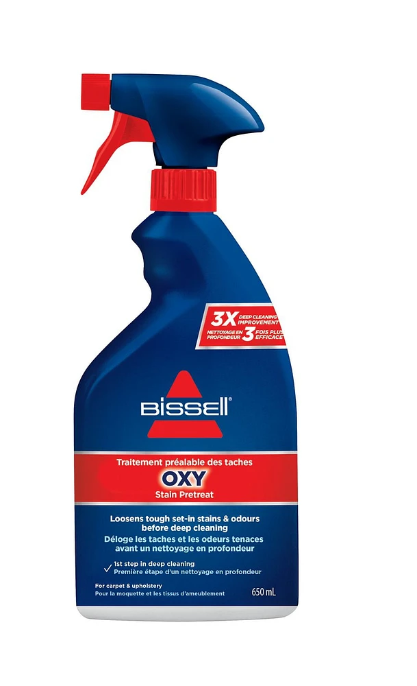 BISSELL® OXY Stain Pretreat, Penetrate, loosen tough stains