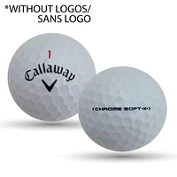 Mulligan - 36 Callaway Chrome Soft x No Logo 5A Recycled Used Golf Balls, White