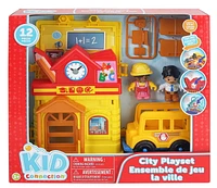 Kid Connection City Play Set (School Play Set)