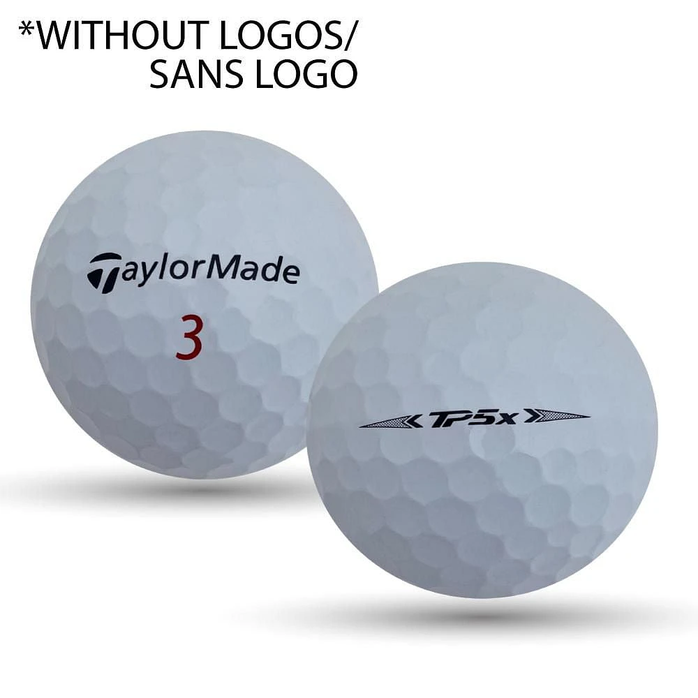 Mulligan - 48 Taylormade TP5x No Logo 5A Recycled Used Golf Balls, White