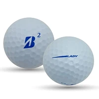 Mulligan - 48 Bridgestone Lady 5A Recycled Used Golf Balls, White