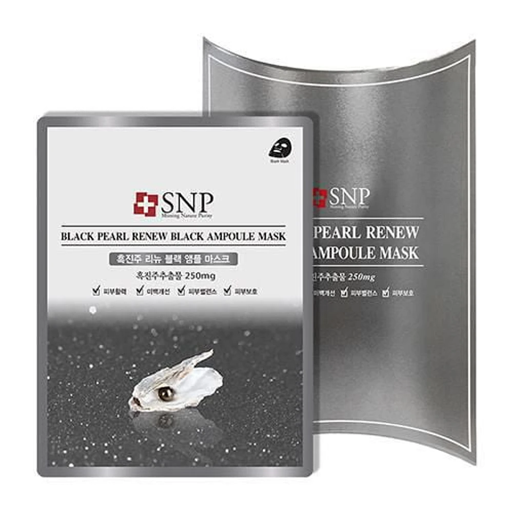 SNP Black Pearl Ampoule Mask (1box)