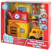 Kid Connection City Play Set (School Play Set)