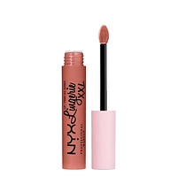 NYX PROFESSIONAL MAKEUP, Rouge à lèvres liquide Lip Lingerie XXL, Fini Mat, Formule végane - TURN ON (Pêche chaîr) Rouge à lèvres liquide