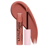 NYX PROFESSIONAL MAKEUP, Rouge à lèvres liquide Lip Lingerie XXL, Fini Mat, Formule végane - TURN ON (Pêche chaîr) Rouge à lèvres liquide
