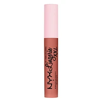 NYX PROFESSIONAL MAKEUP, Rouge à lèvres liquide Lip Lingerie XXL, Fini Mat, Formule végane - TURN ON (Pêche chaîr) Rouge à lèvres liquide