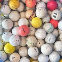 Mulligan - 50 Hit-Away Mix D Recycled Used Golf Balls, White